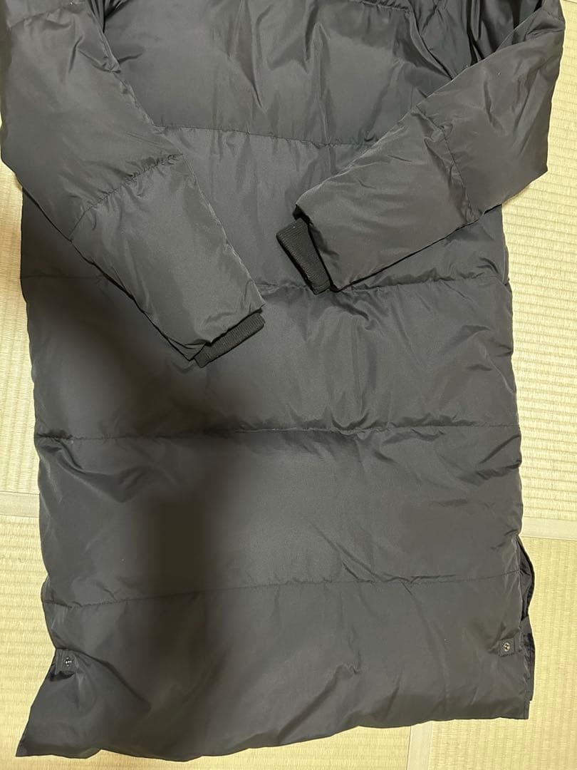 ezo& エゾト フード付き ロングダウンジャケット　（メンズＬレディースXL）