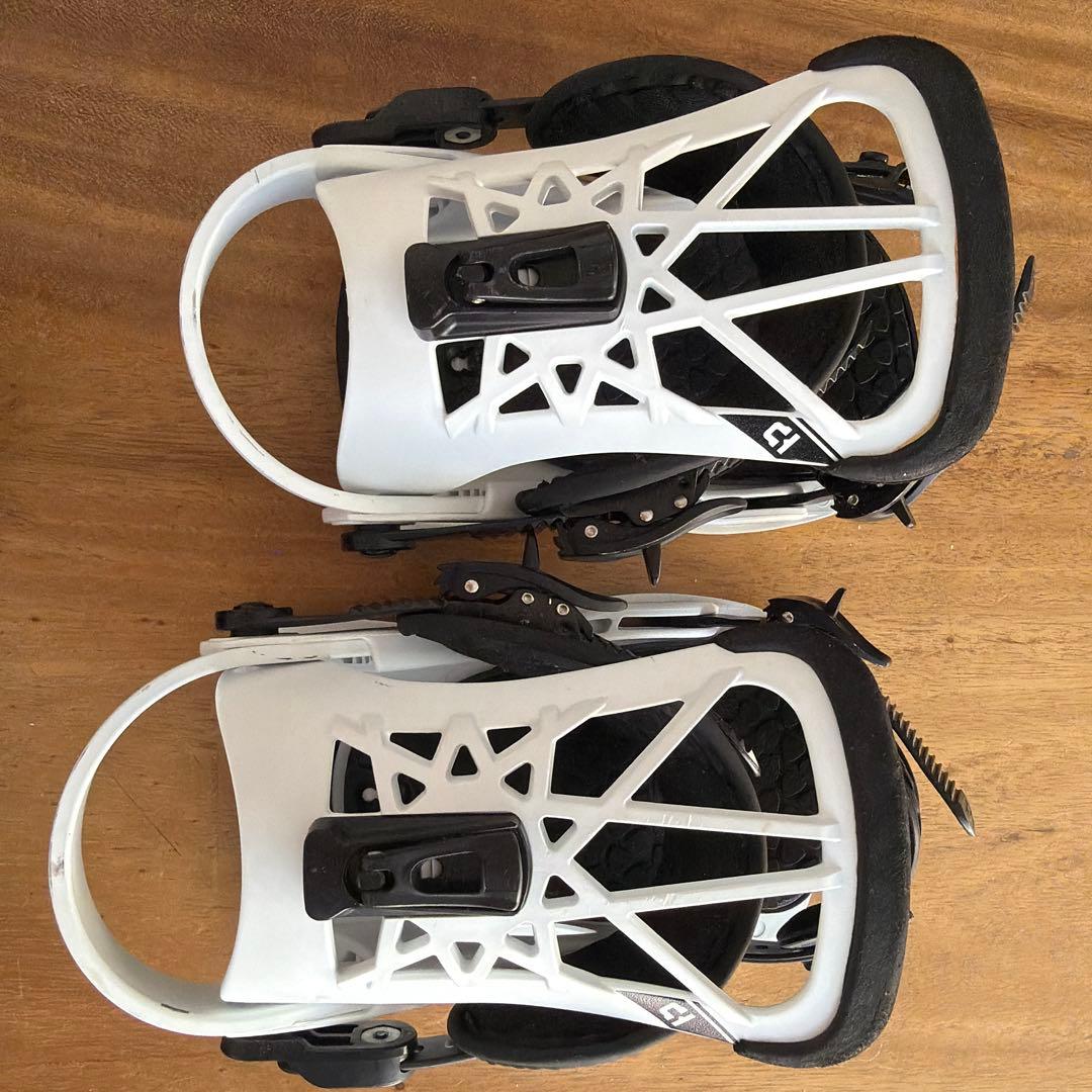 UNION スノーボードビンディング ホワイト