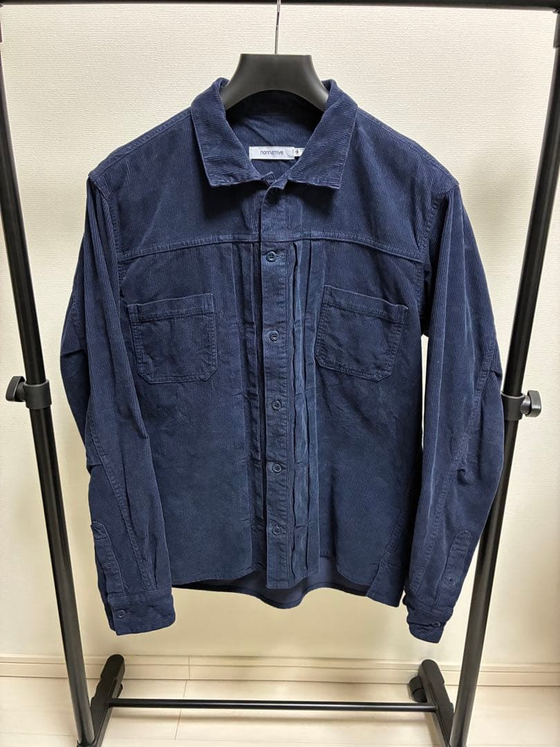 nonnative トラッカーシャツ NN-S4203 ネイビー サイズ2