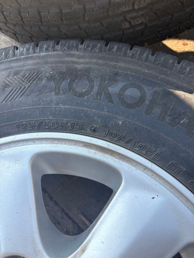 トヨタ 15インチ スタッドレスタイヤホイールセット ヨコハマ