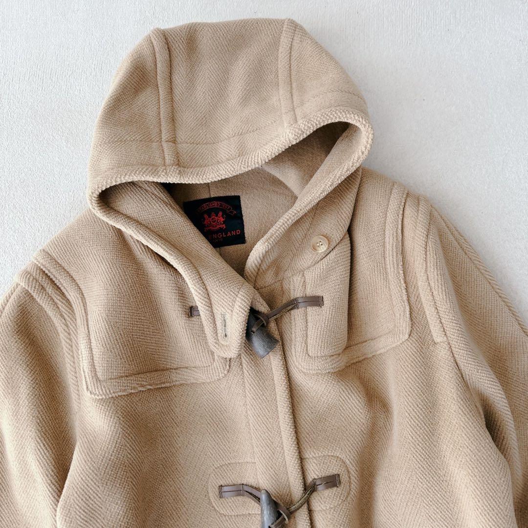 OLD ENGLAND ダッフルコート ムーアブルック ヘリンボーン　英国製