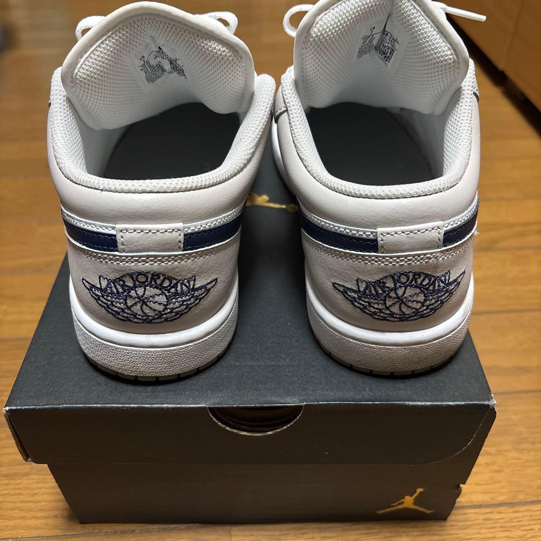 NIKE Air Jordan 1 Low グレー 25cm