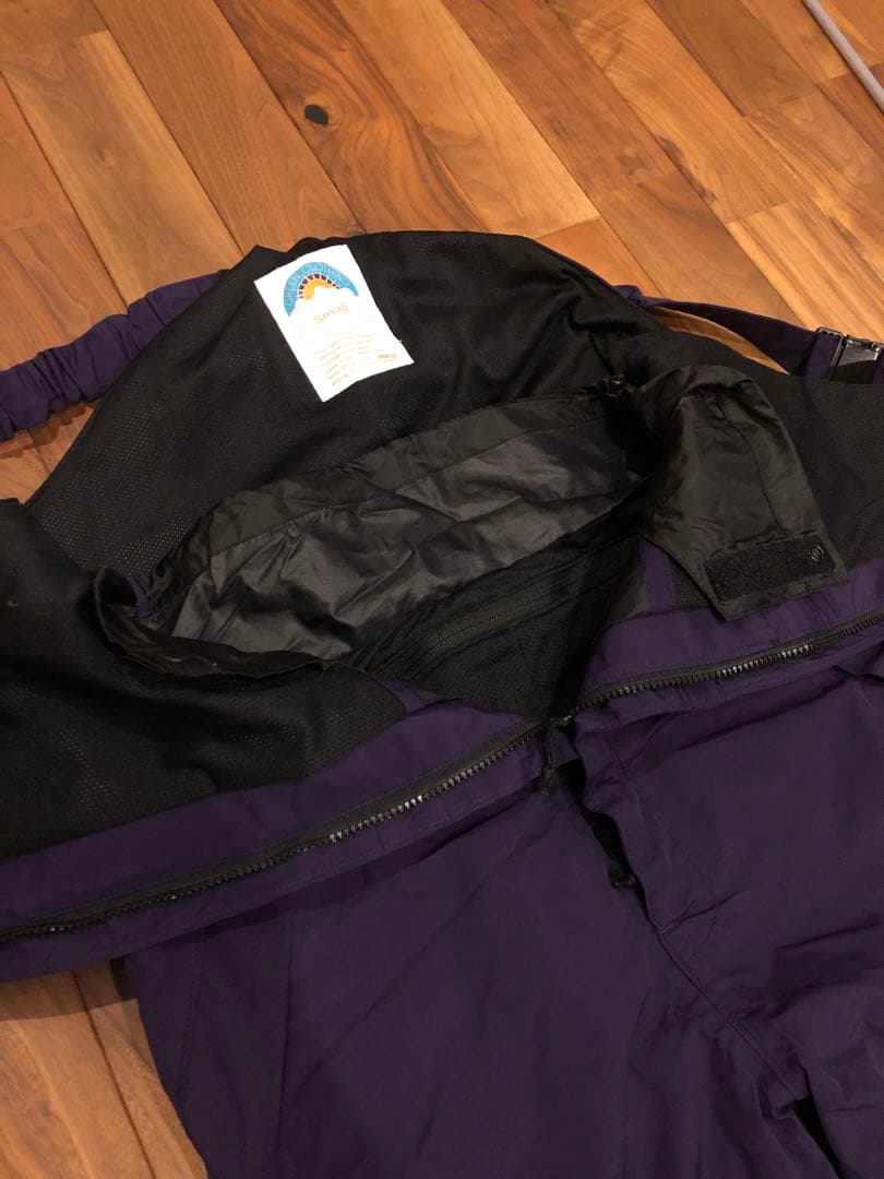 Greenclothing グリーンクロージング ビブパンツ パープル サイズS