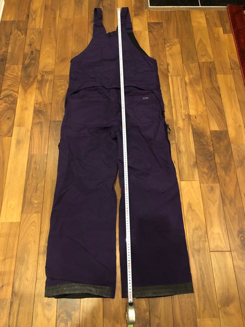 Greenclothing グリーンクロージング ビブパンツ パープル サイズS