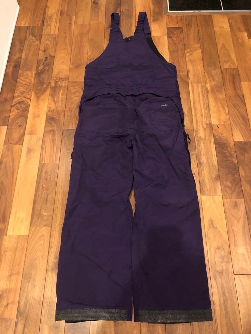 Greenclothing グリーンクロージング ビブパンツ パープル サイズS