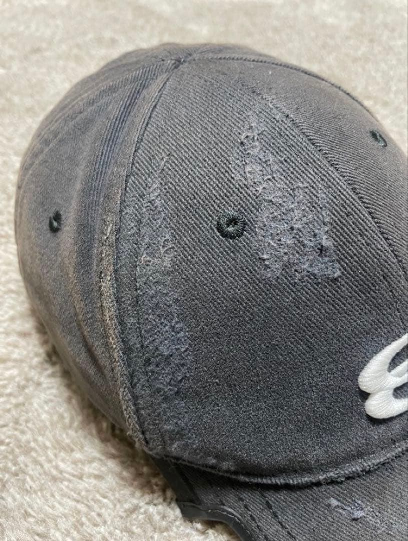 サ*】様 BALENCIAGA Double Unity ダメージ加工 キャップ