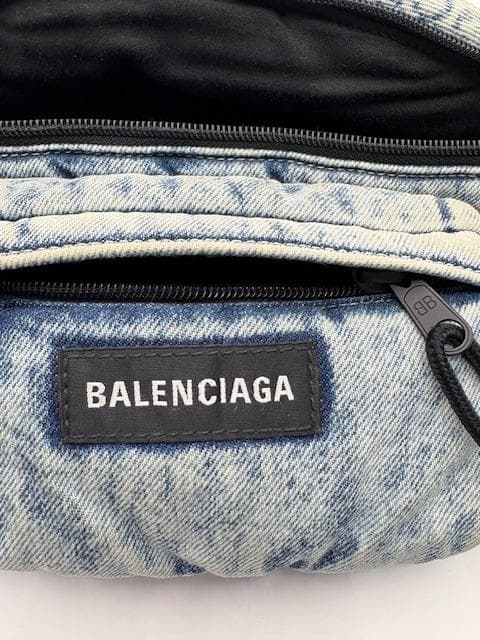バレンシアガ エクスプローラー ベルトバック 755803 ボディバッグ デニム