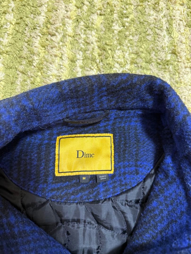 Dime 青黒チェック ジャンパー M