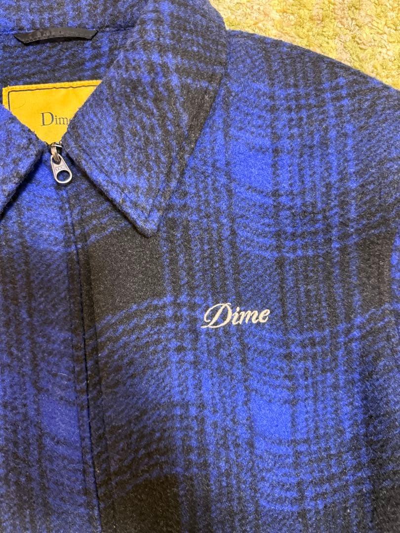Dime 青黒チェック ジャンパー M