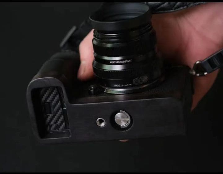 FUJIFILM フジフイルム XS10用 ハンドグリップ（黒檀/エボニー)