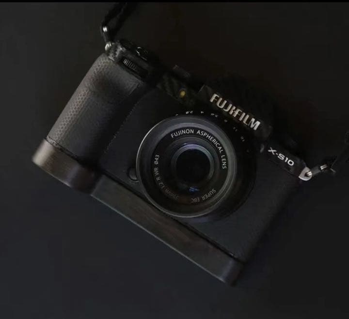 FUJIFILM フジフイルム XS10用 ハンドグリップ（黒檀/エボニー)