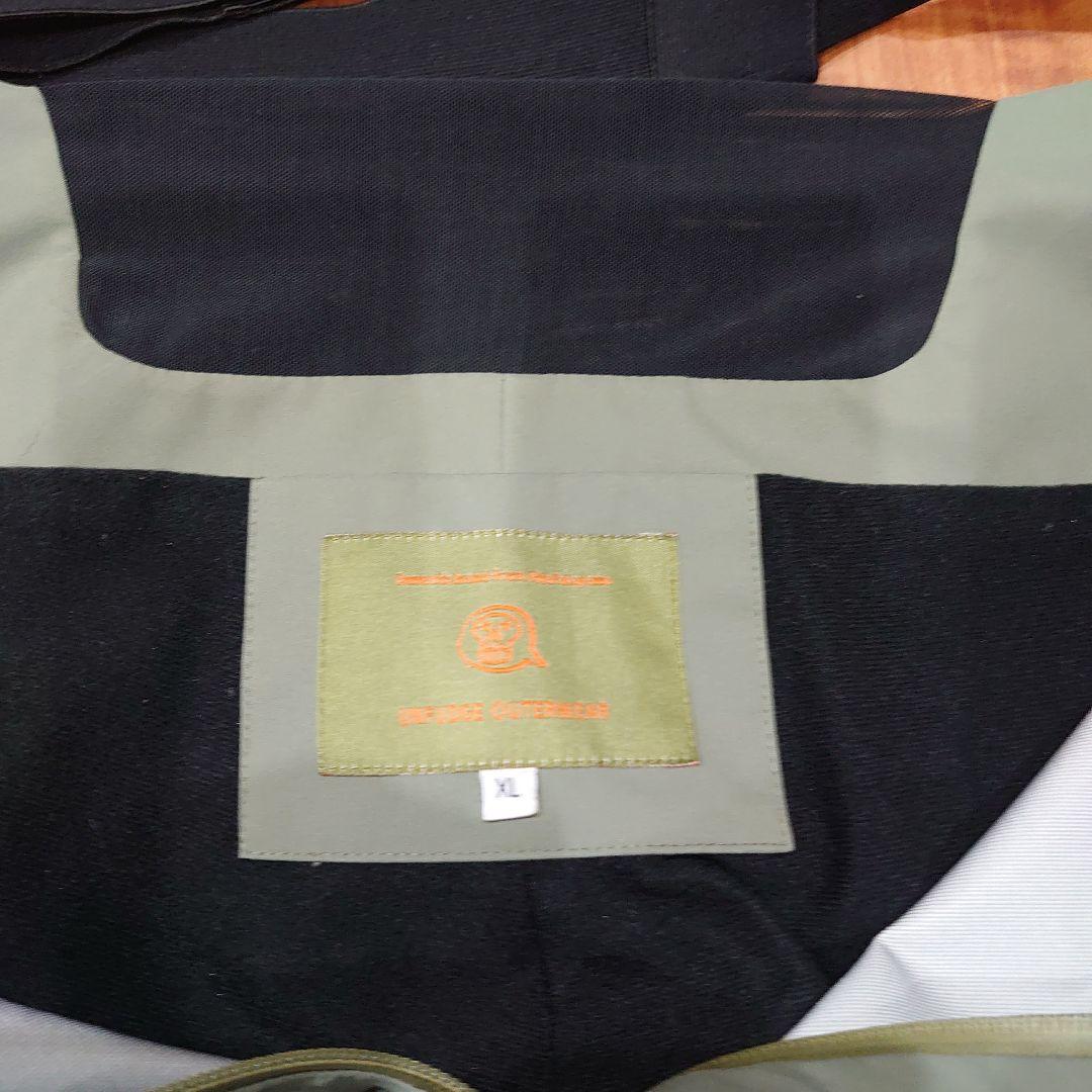 R*U様 unfudge　PEEP BIB PANTS ビブパン　XL オリーブ