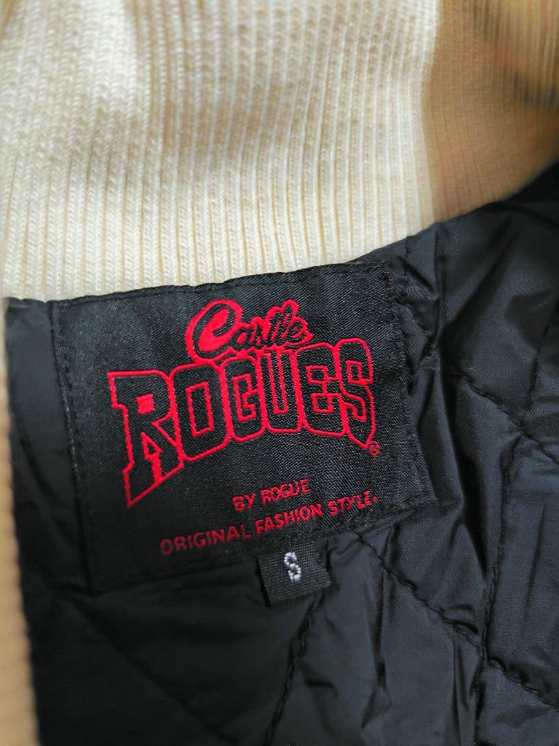 虎 スカジャン CASTLE ROGUES 未使用近い 美品 日本限定 サテン