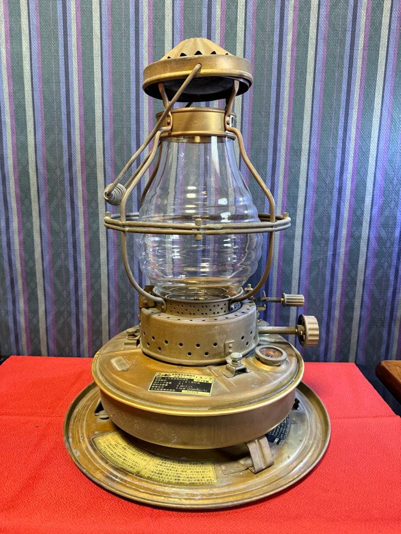 ニッセン　真鍮　ストーブ　SI-3 レトロ 石油ストーブ　暖房器具　その他