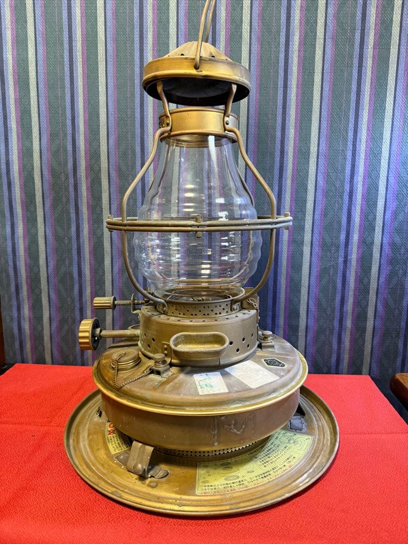 ニッセン　真鍮　ストーブ　SI-3 レトロ 石油ストーブ　暖房器具　その他