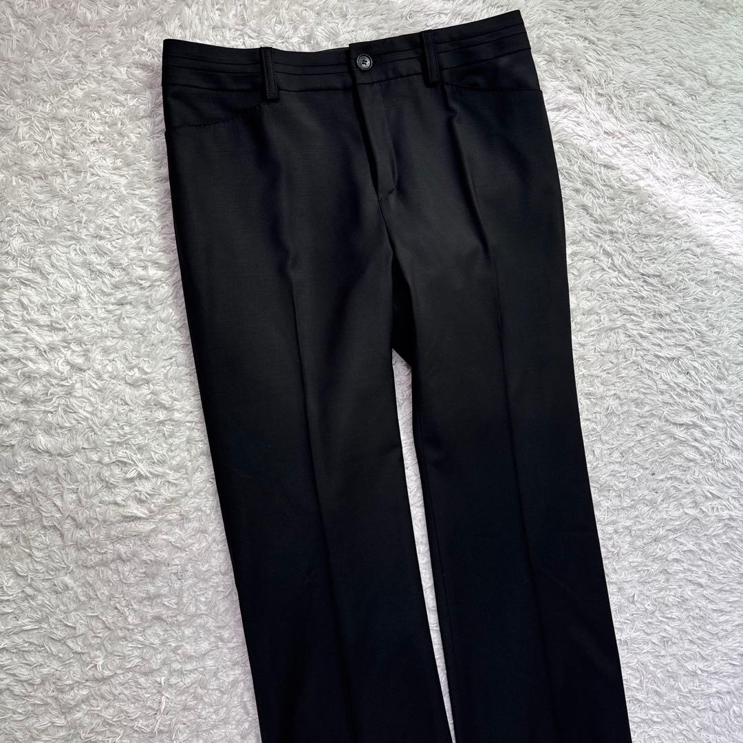 美品 23区 セットアップ パンツスーツ 大きいサイズ 44 3L 黒 1B