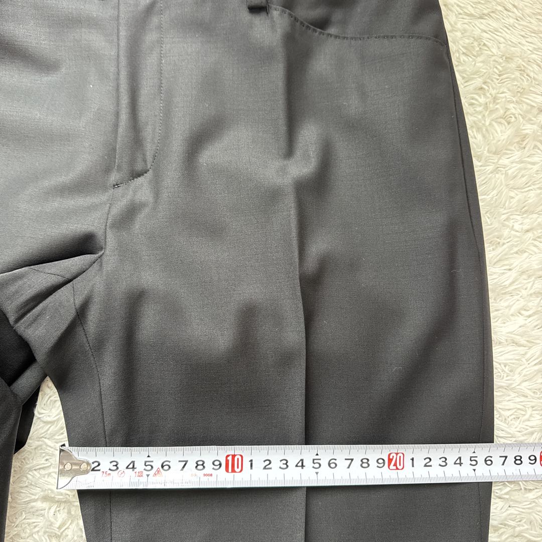 美品 23区 セットアップ パンツスーツ 大きいサイズ 44 3L 黒 1B