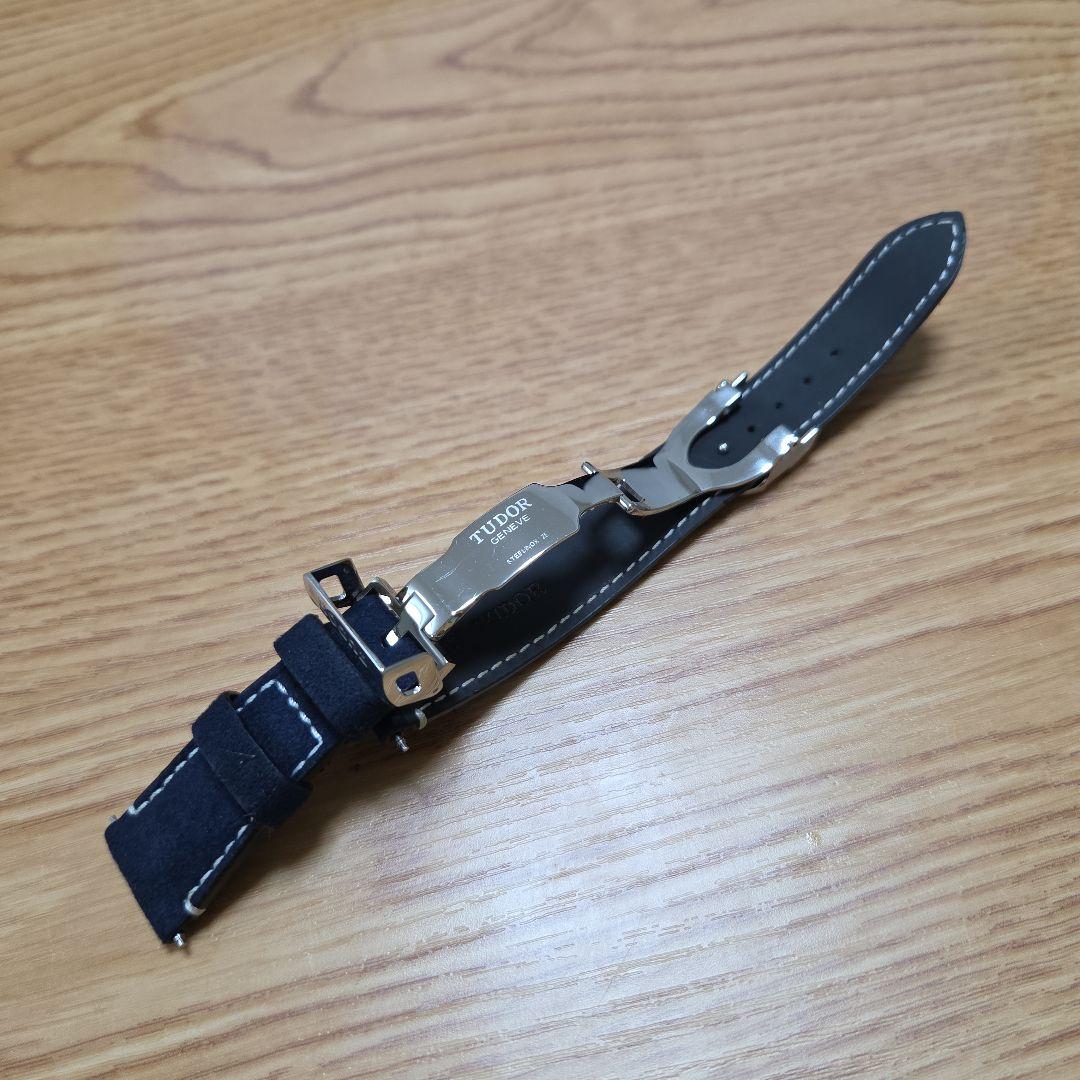TUDOR チューダー 純正ベルト BB58用 ブルー“ソフトタッチ”ストラップ