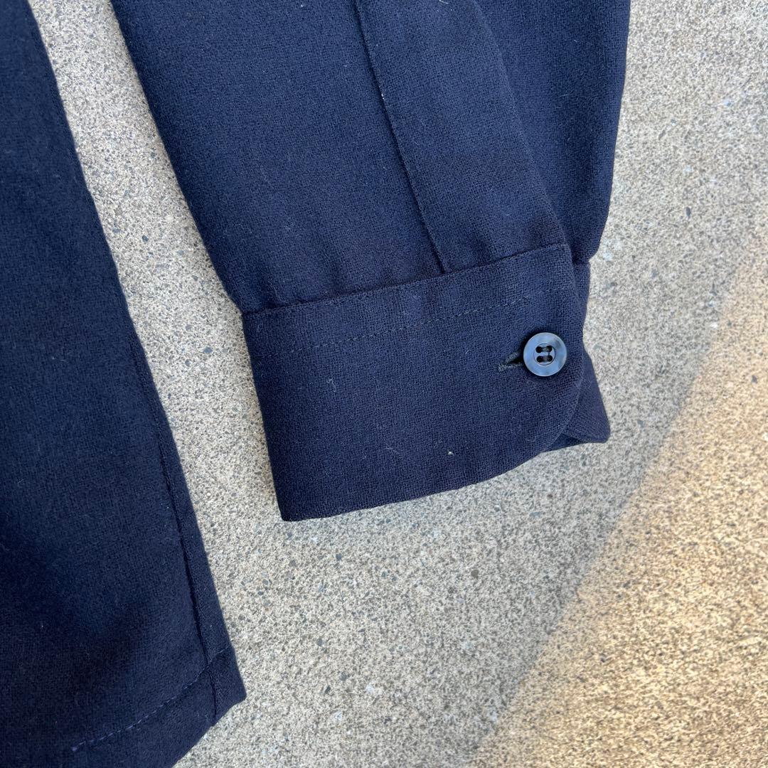 ヴィンテージ PENDLETON ペンドルトン ボードシャツ 紺 無地 M美品