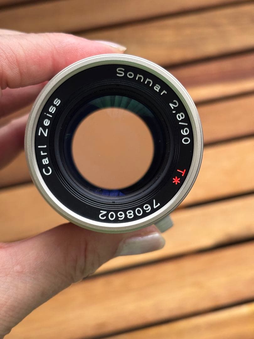 お値引OK ★アダプター付Carl Zeiss Sonnar 90/2.8作例有
