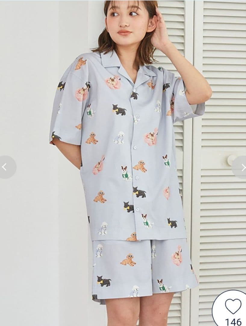 ジェラートピケ　 M～Lサイズ パジャマセット　１４３００円