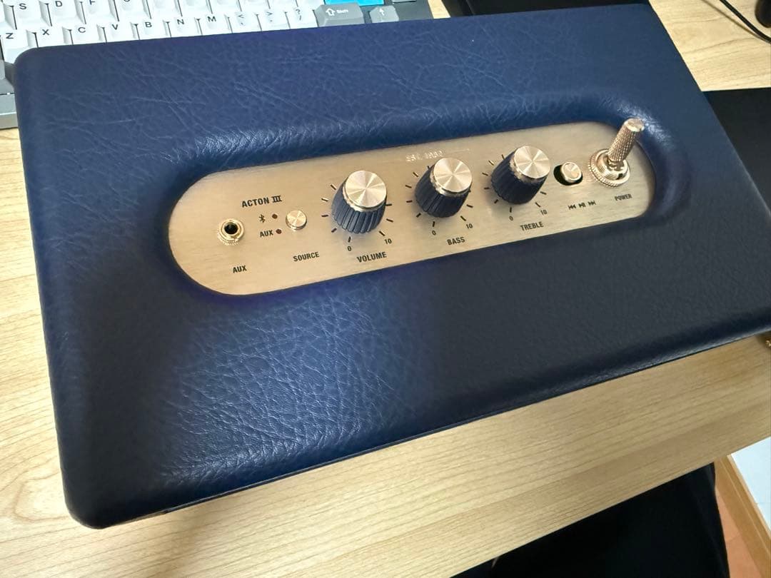 Marshall ワイヤレススピーカー Acton III ミッドナイトブルー