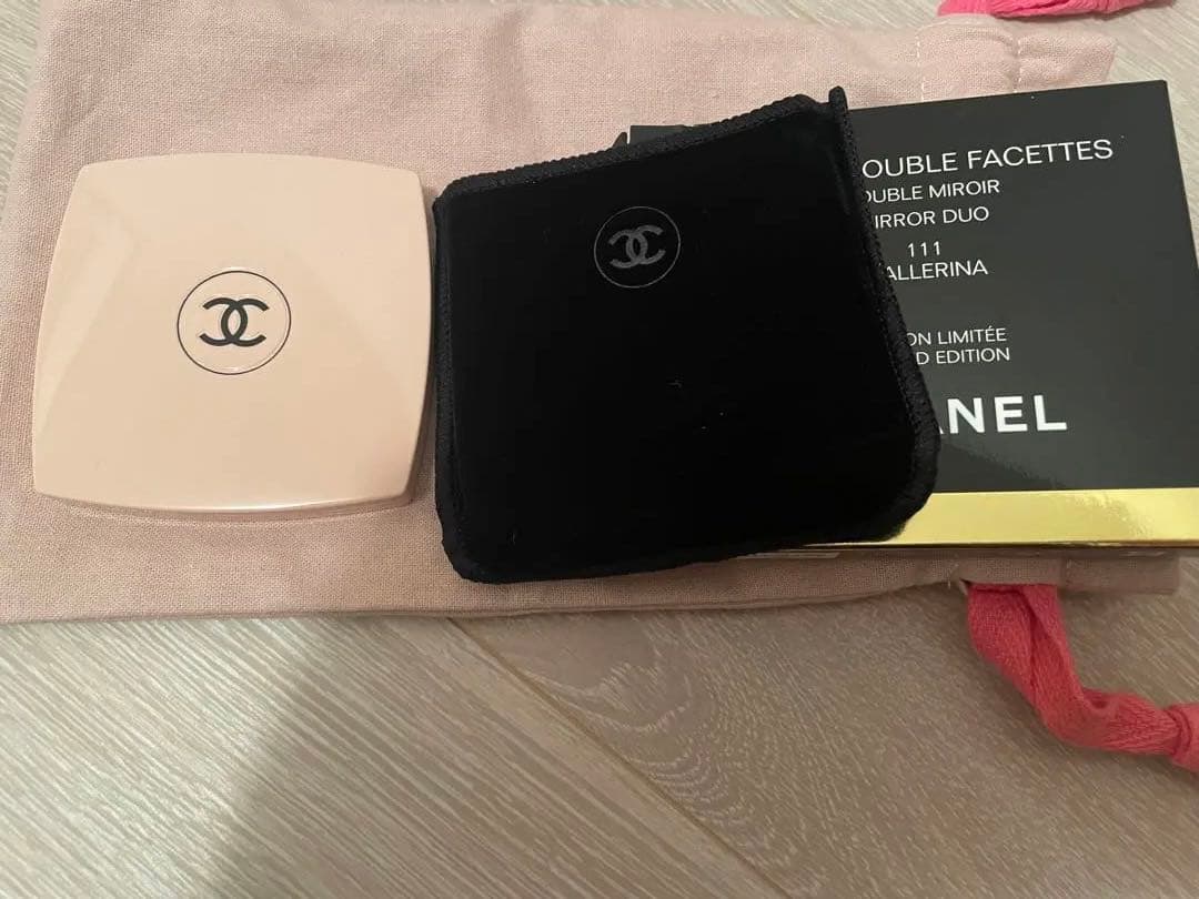 ◆新品CHANELコンパクトミラーバレリーナ 111ピンク