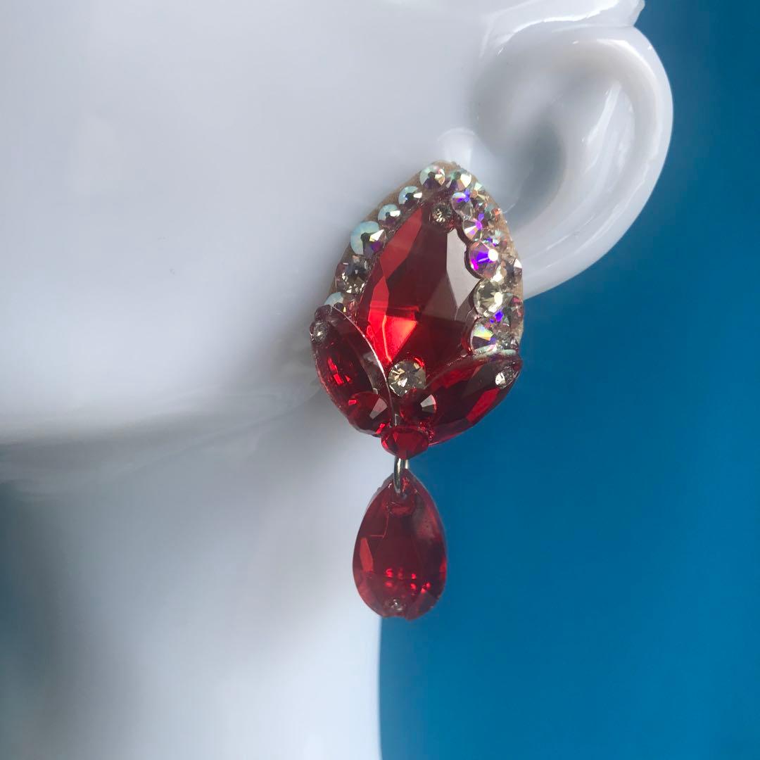 レッドアクセサリーセット　社交ダンス☆ベリーダンス