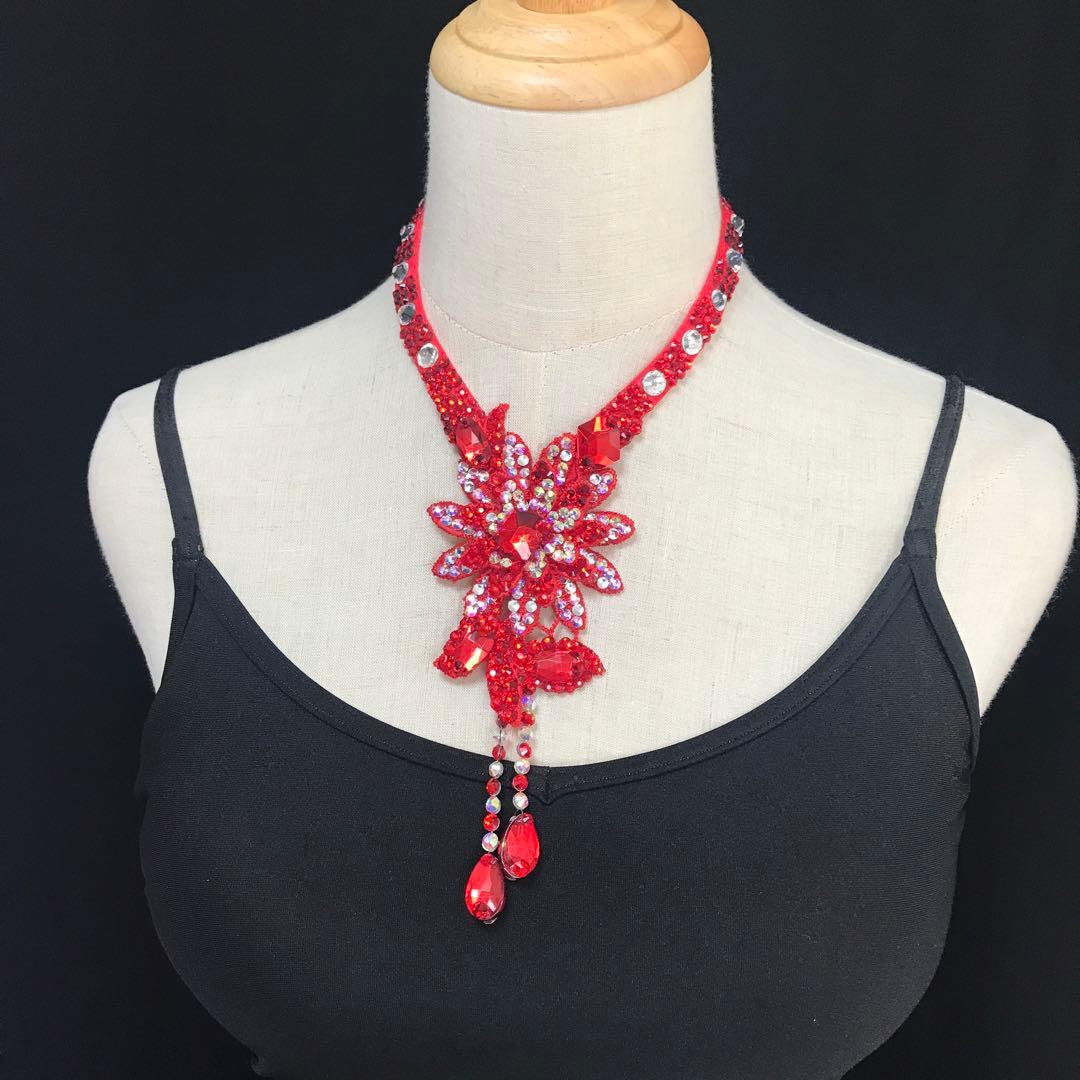 レッドアクセサリーセット　社交ダンス☆ベリーダンス