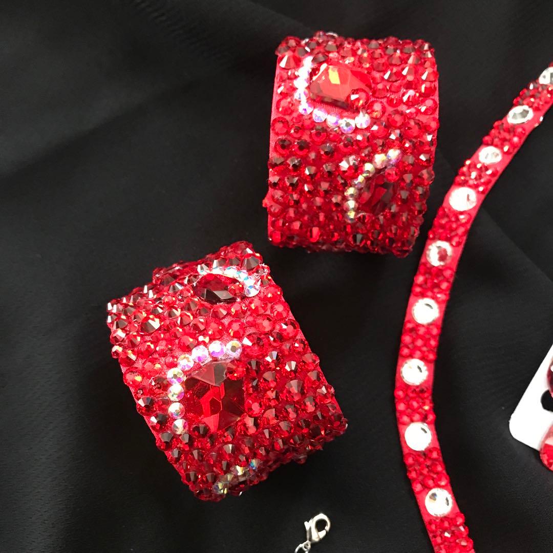 レッドアクセサリーセット　社交ダンス☆ベリーダンス