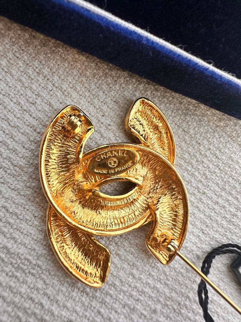 ⭐️ 鑑定済✨未使用【CHANEL】ブローチ　マトラッセ　CHANEL