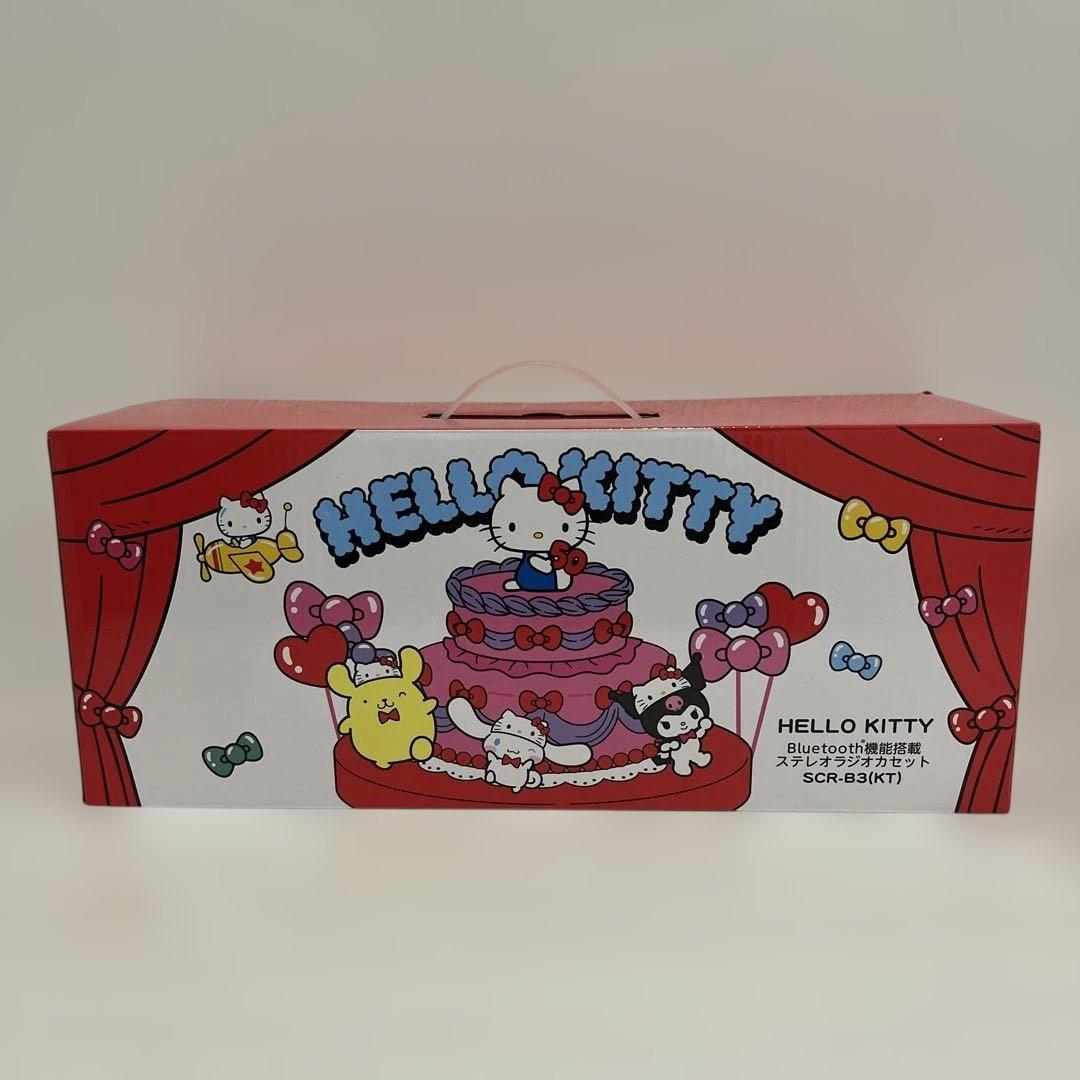 サンリオ　ステレオラジオカセット　ハローキティ50周年　レトロラジカセ