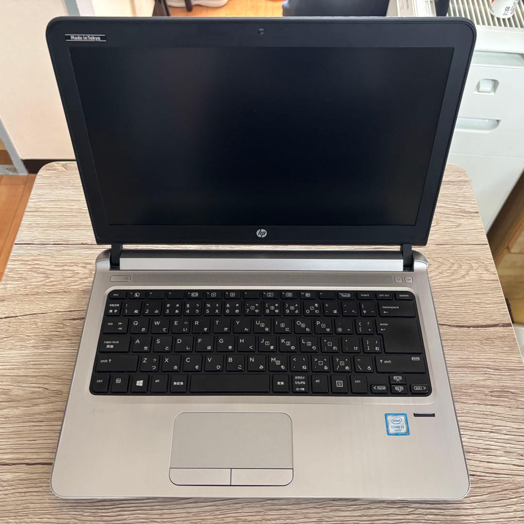 HP ノートパソコン Probook 430 G3 Core i3 SSD256