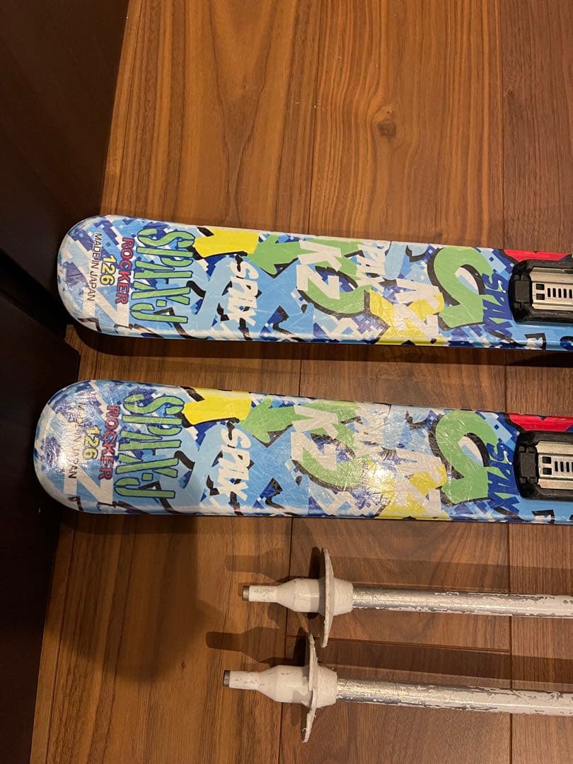 KAZAMA 子供用　スキー板 126cm ブーツ ストック セット ジュニア