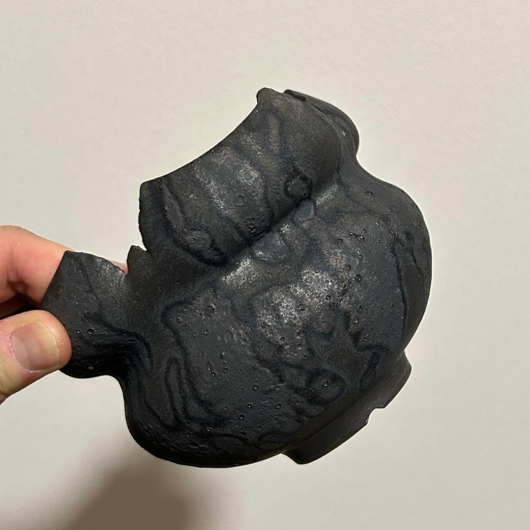 細川政己 y鉢 豹紋 植木鉢 作家鉢 大鉢