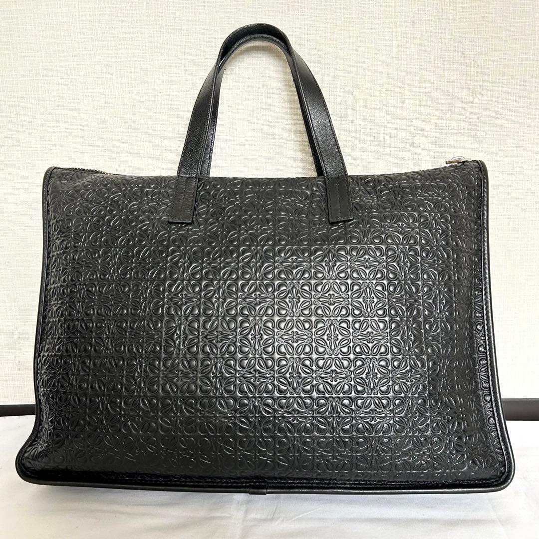 ■専用■LOEWE トートバッグ　リピートアナグラム　黒　レザー　ビジネス
