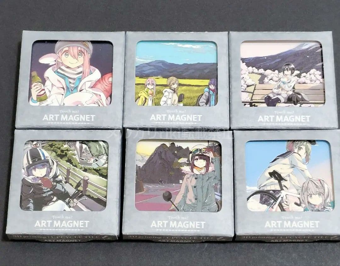 ゆるキャン△　10周年　アートマグネット　全6種　ゆるキャン展