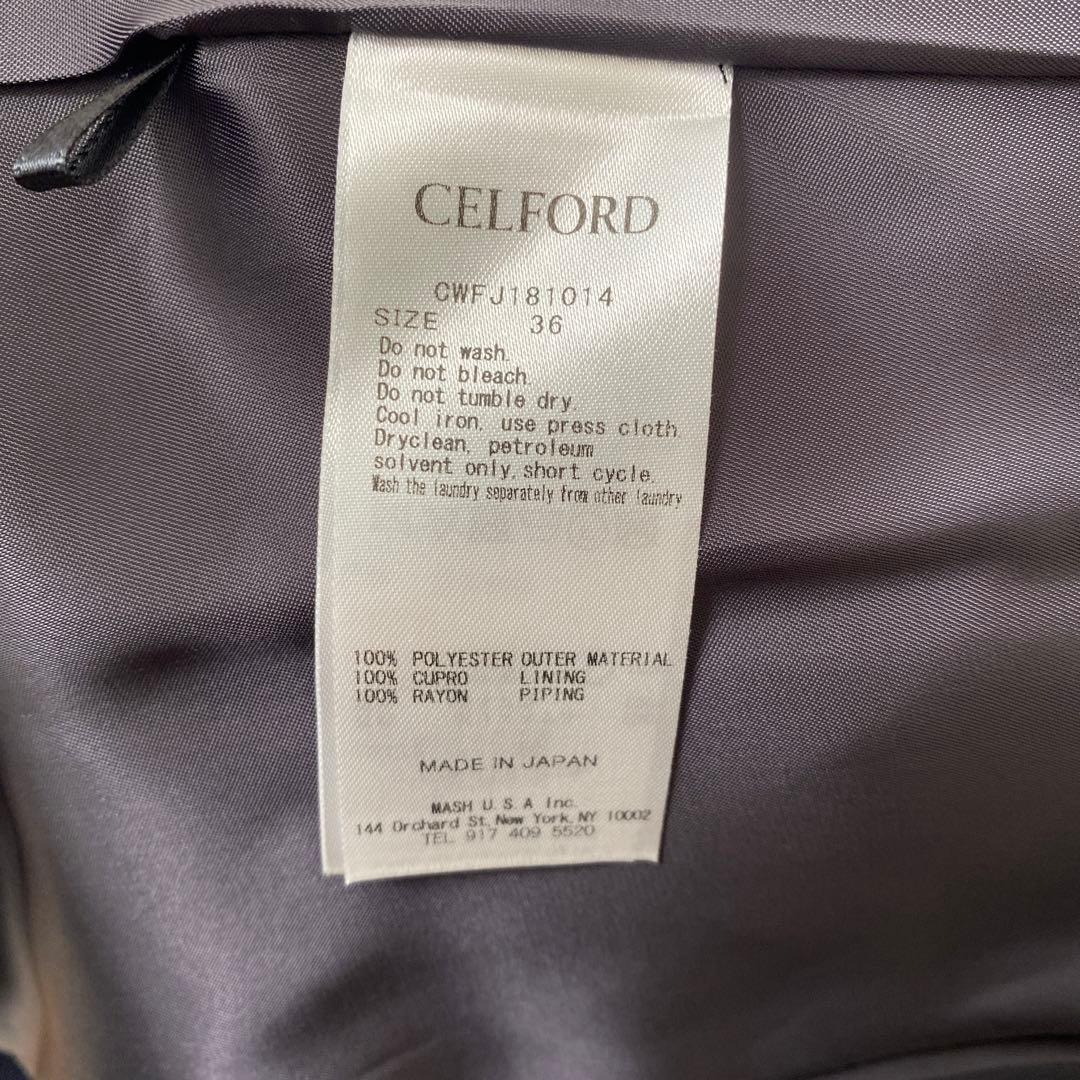 【超美品】CELFORD スーツ セットアップ ネイビー