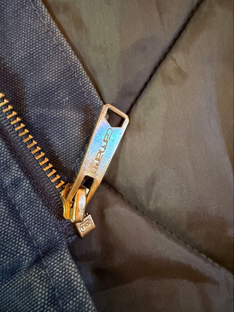 た*や様 カーハート Carhartt ネイビーブルーベスト 腰ゴム