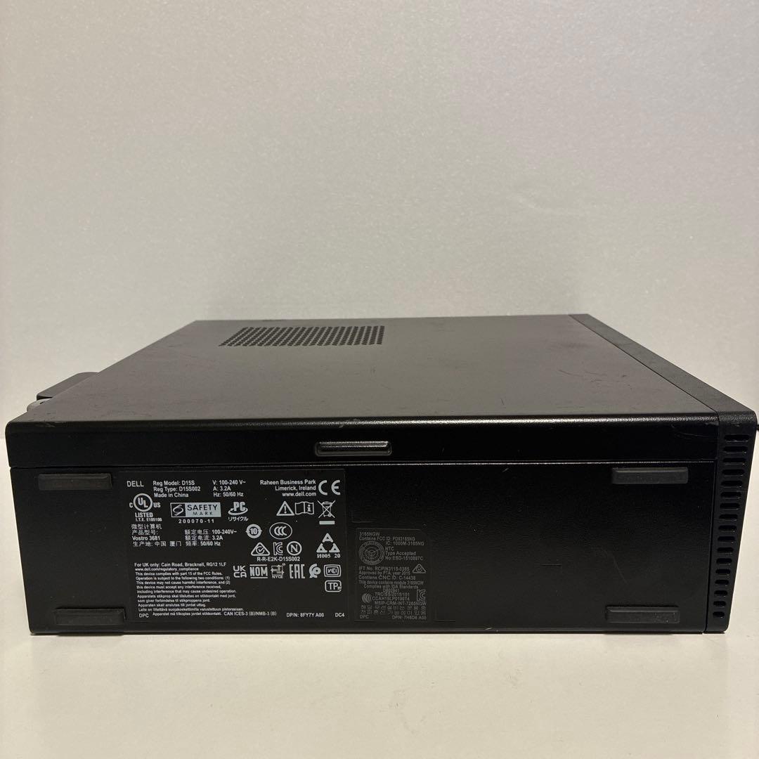 Windowsデスクトップ Dell Vostro 3681 i3 10100/8GB/256GB