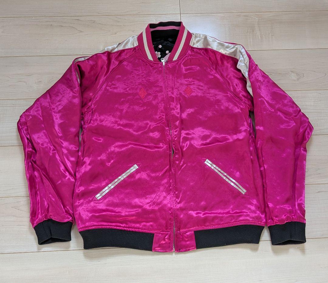 絡繰魂 ナルト コラボ 和柄スカジャン 疾風伝 NARUTO 春野サクラ