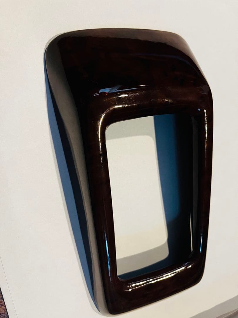 【 ダイハツ ミラジーノ L700S 】シフトゲートウッドパネル 木目