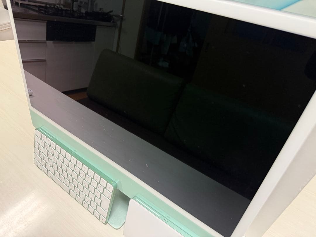 iMac ミントグリーン キーボード・トラックパッド付き