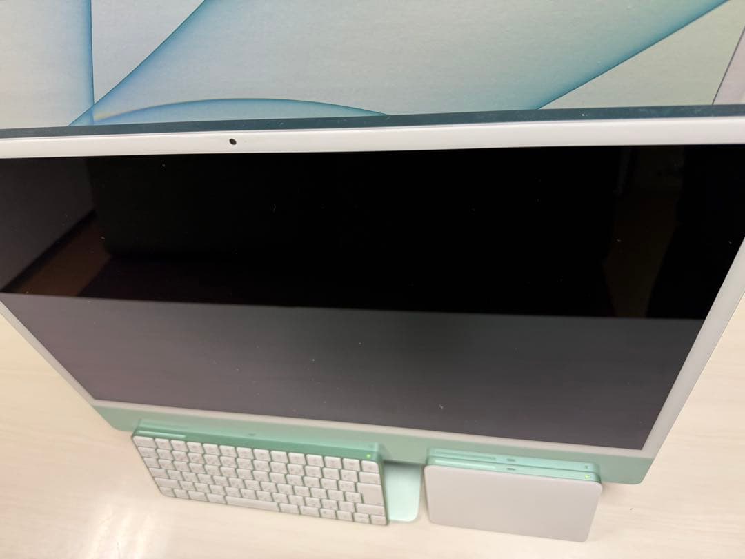 iMac ミントグリーン キーボード・トラックパッド付き