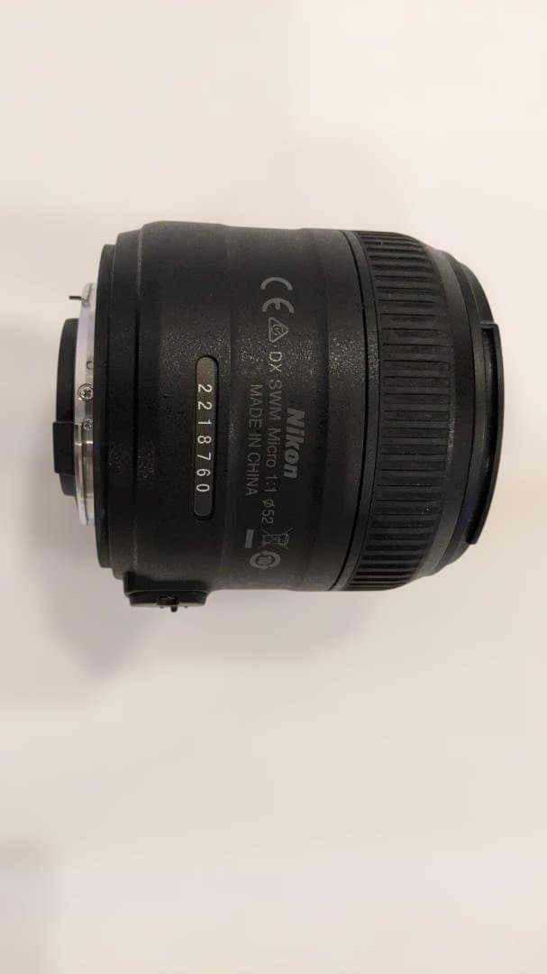 AF-S DX Micro NIKKOR 40mm f/2.8G　フィルター付き