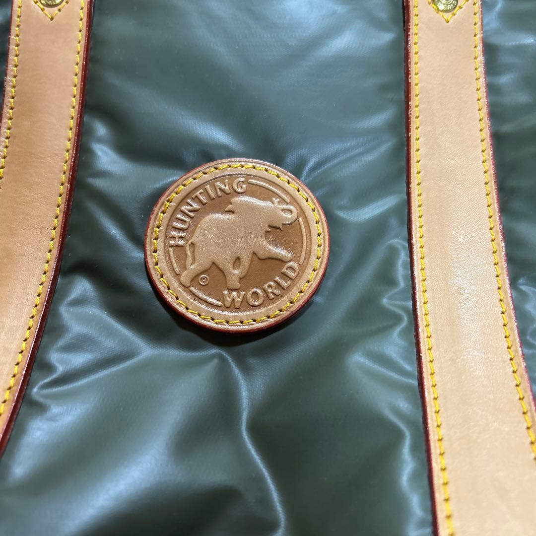 HUNTING WORLD ボストンバッグ ダークグリーン