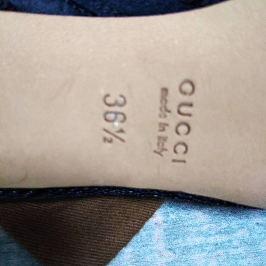 新品　★　GUCCI　スパンコール　ブーティ　ブラック