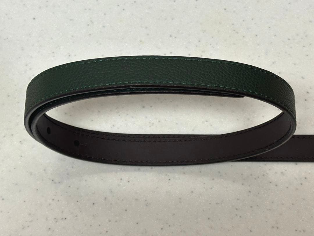 ¥32,000 ポロラルフローレン ベルト 深緑色 新品未使用