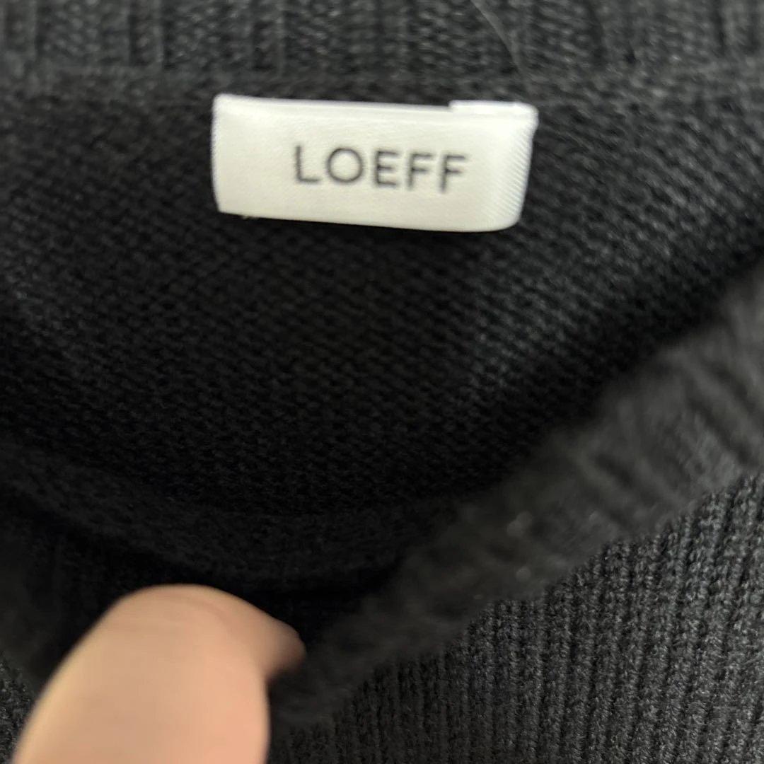 LOEFF 5ゲージ ダメージ ニット プルオーバー UNISEX