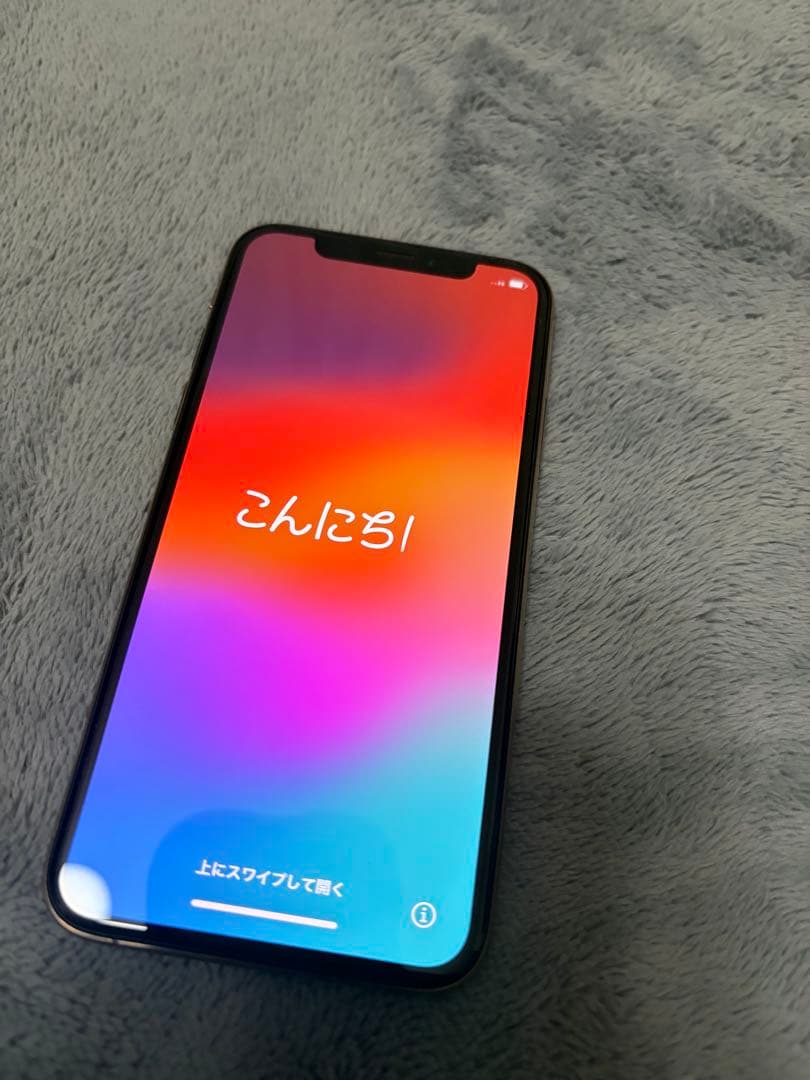 AppleiPhone Xs シャンパンゴールドsimロックなしバッテリー78%